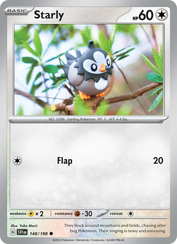 Starly, Pokémon card