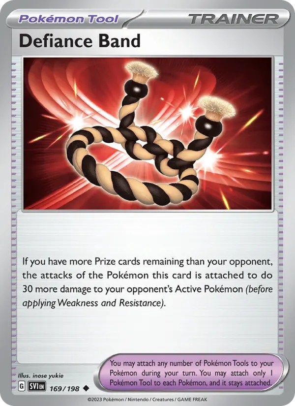 Defiance Band, Pokémon card