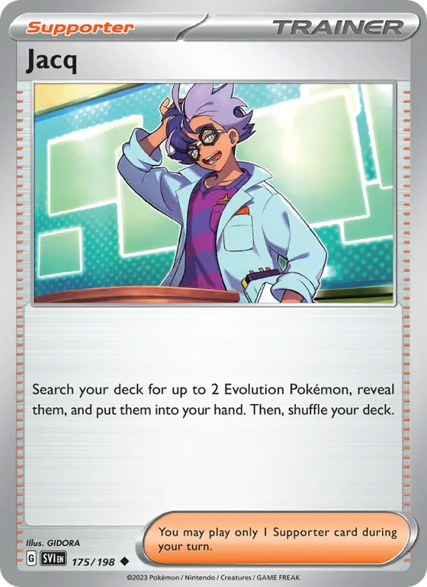 Jacq, Pokémon card