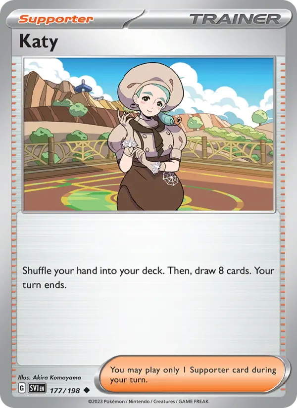 Katy, Pokémon card