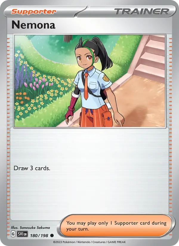 Nemona, Pokémon card