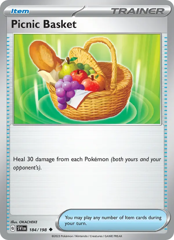 Picnic Basket, Pokémon card
