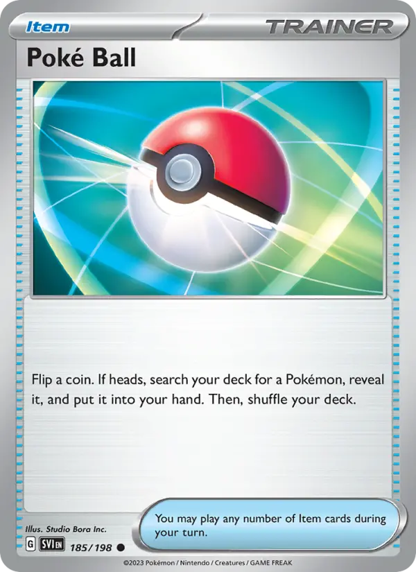Poké Ball, Pokémon card