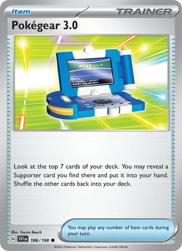 Pokégear 3.0, Pokémon card