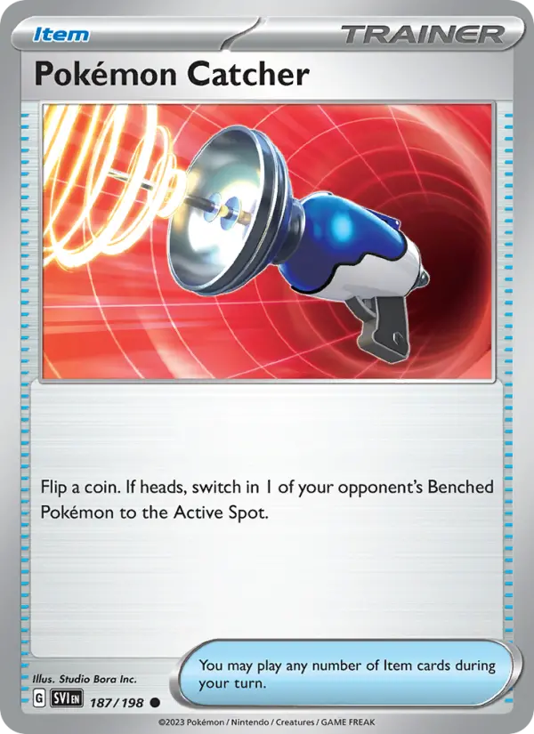 Pokémon Catcher, Pokémon card