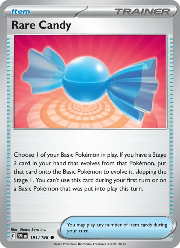 Rare Candy, Pokémon card