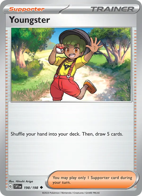 Youngster, Pokémon card