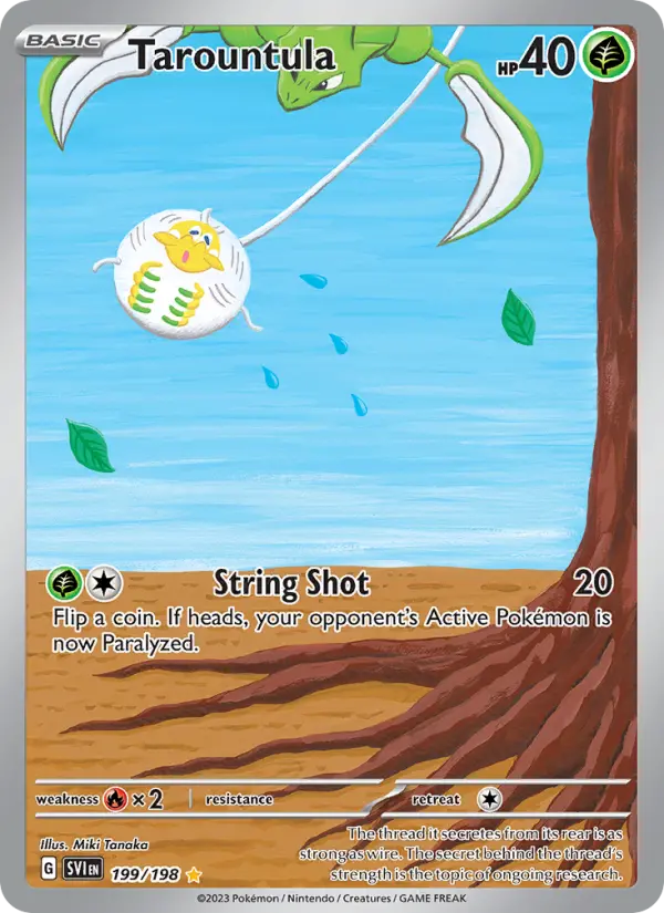 Tarountula, Pokémon card