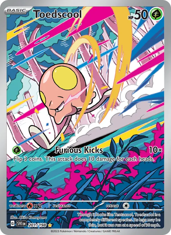 Toedscool, Pokémon card