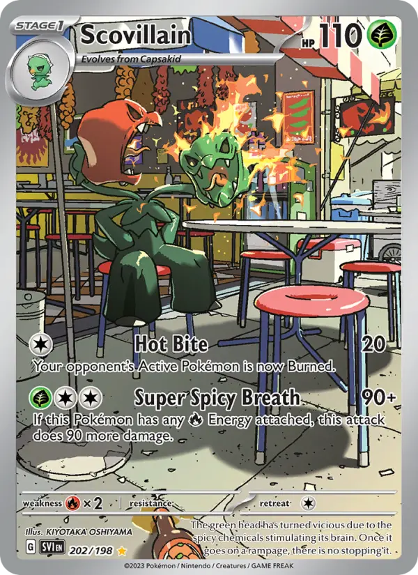 Scovillain, Pokémon card