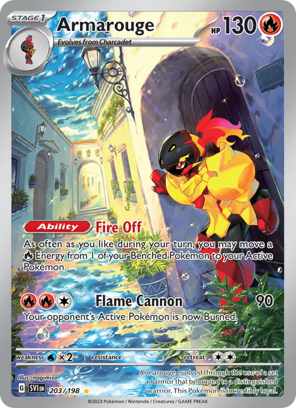 Armarouge, Pokémon card