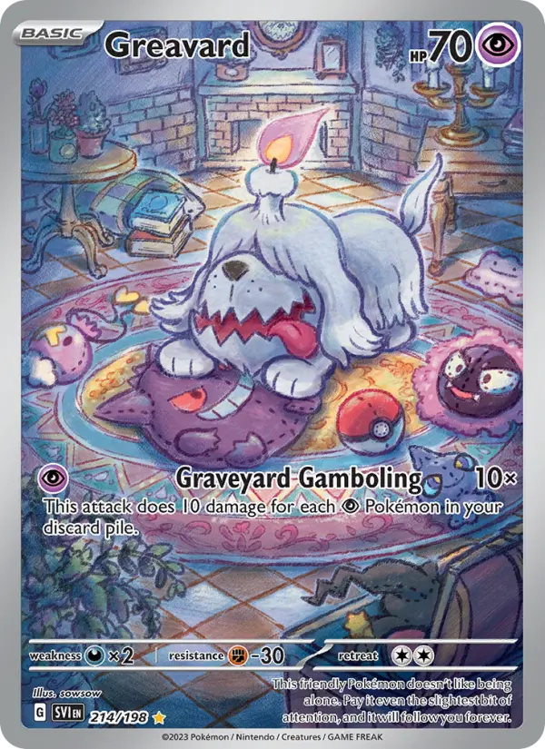 Greavard, Pokémon card