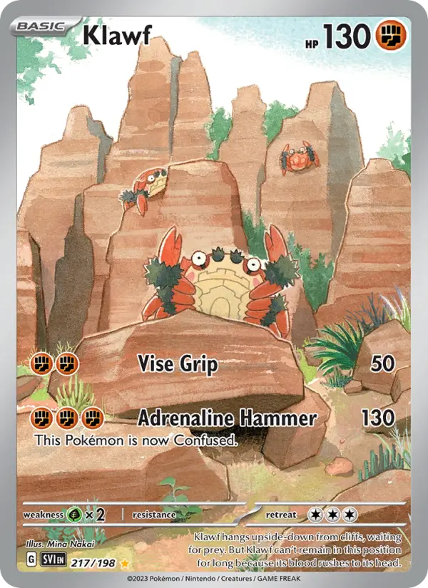 Klawf, Pokémon card