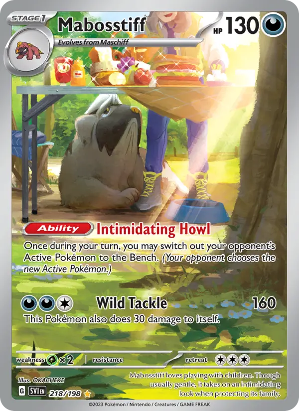 Mabosstiff, Pokémon card