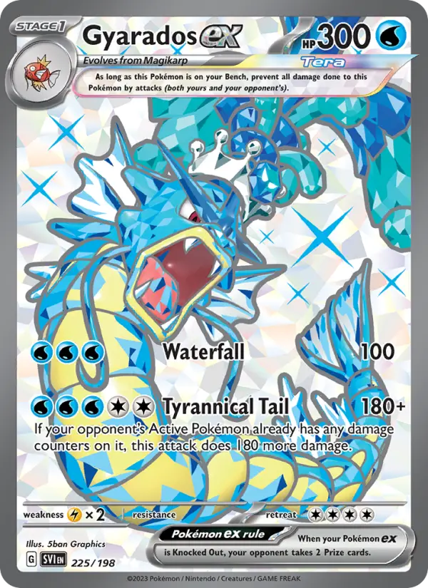 Gyarados ex, Pokémon card