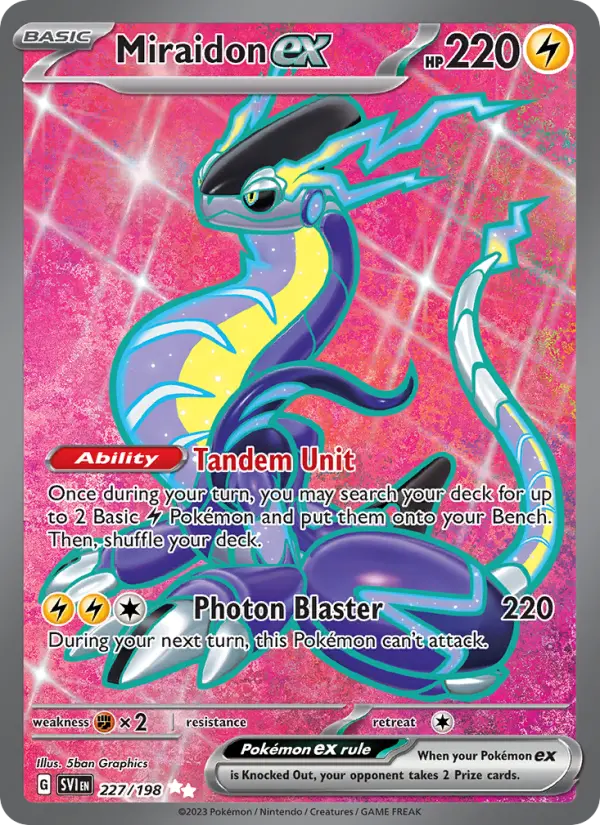 Miraidon ex, Pokémon card
