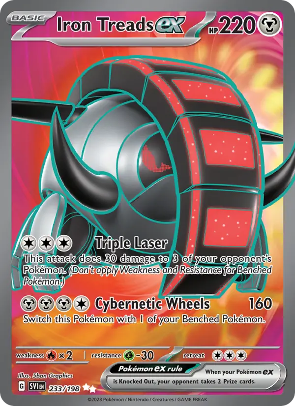 Iron Treads ex, Pokémon card