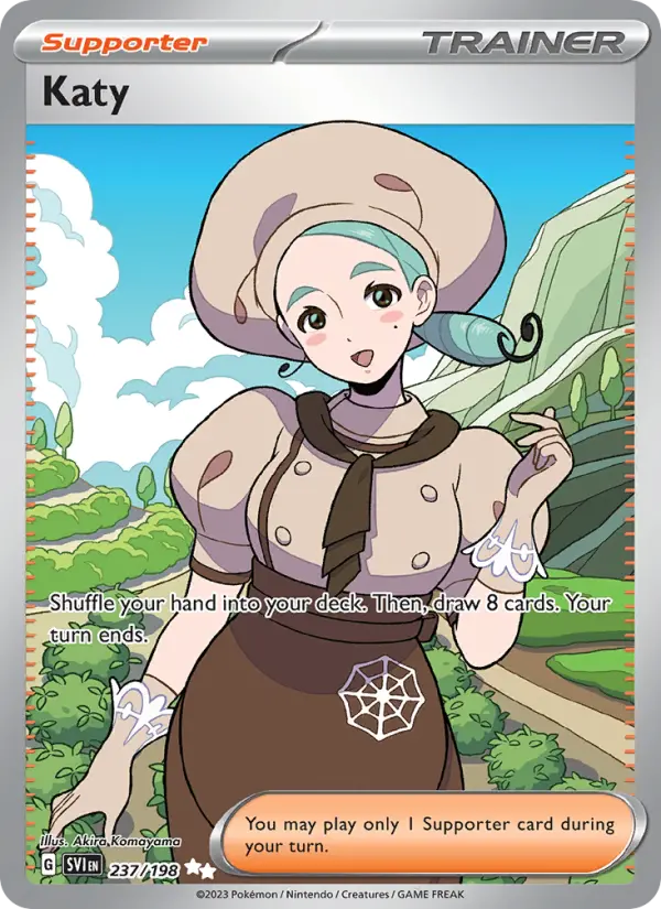 Katy, Pokémon card