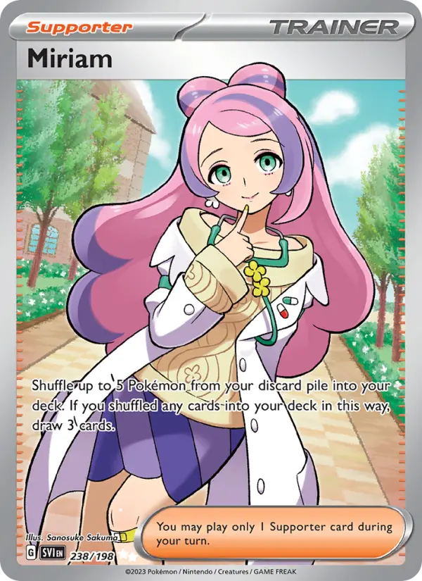 Miriam, Pokémon card