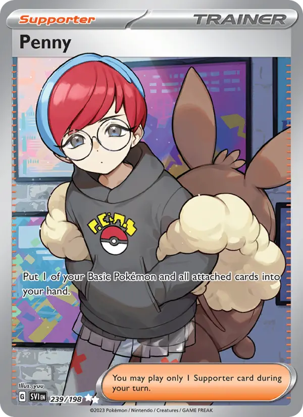 Penny, Pokémon card