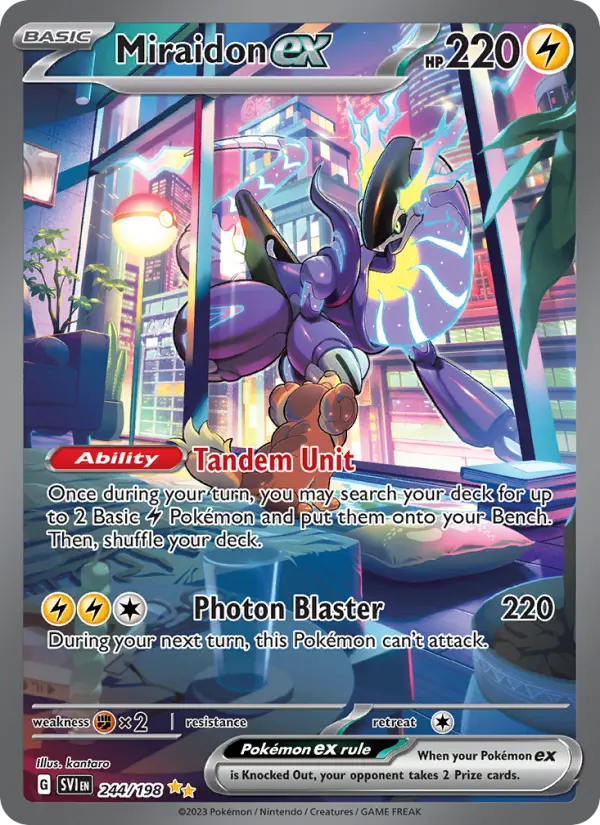 Miraidon ex, Pokémon card