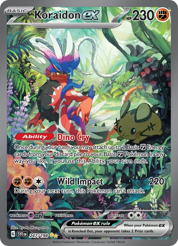 Koraidon ex, Pokémon card
