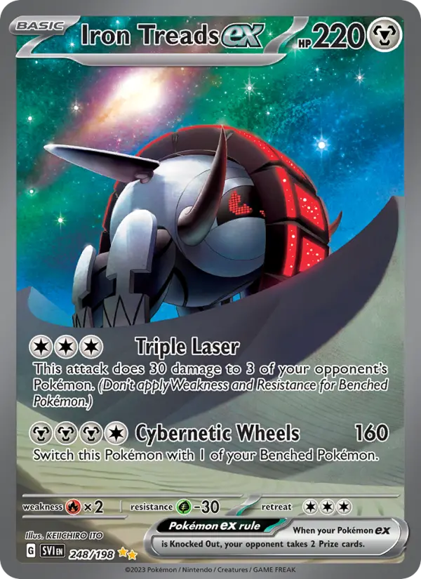 Iron Treads ex, Pokémon card