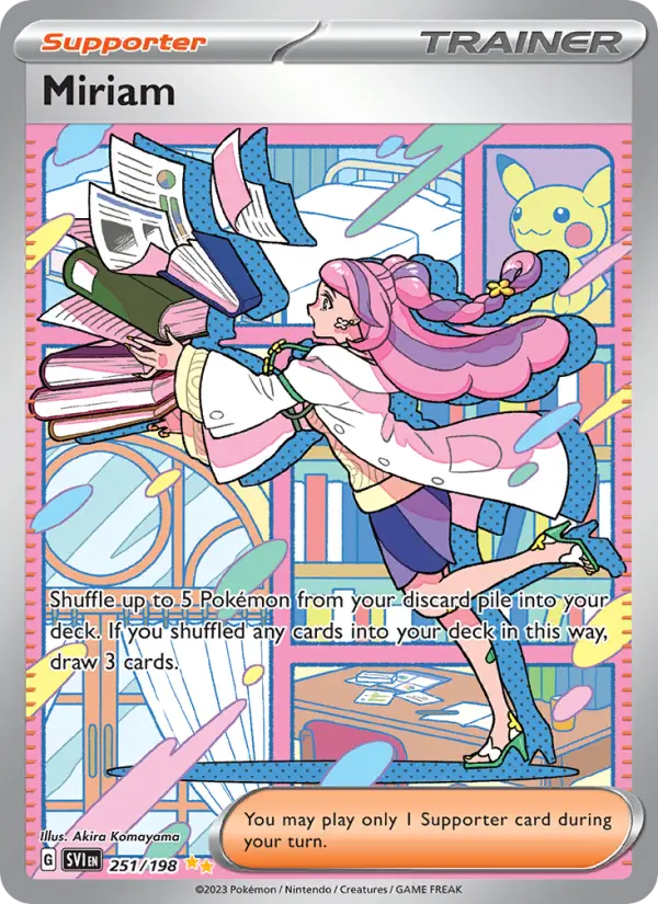 Miriam, Pokémon card