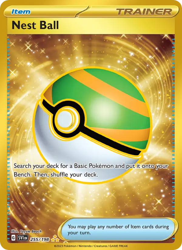Nest Ball, Pokémon card