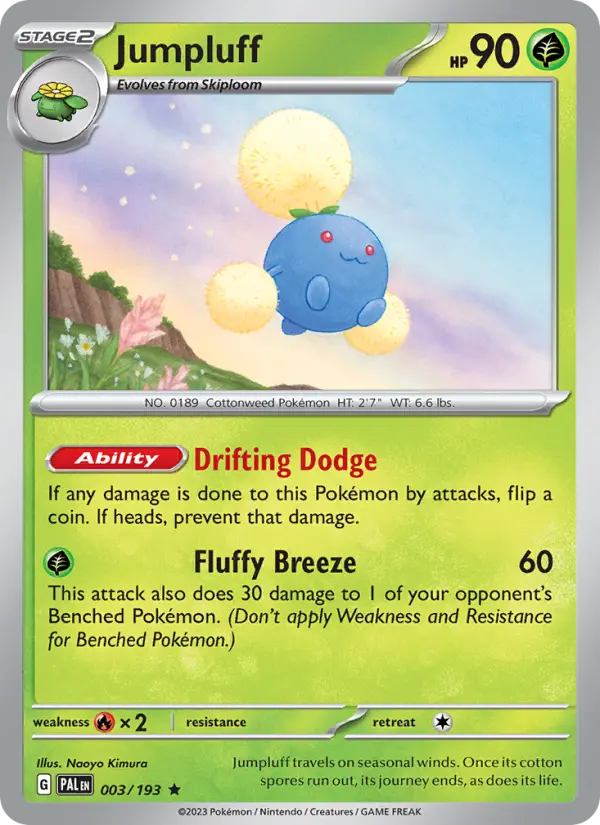 Jumpluff, Pokémon card