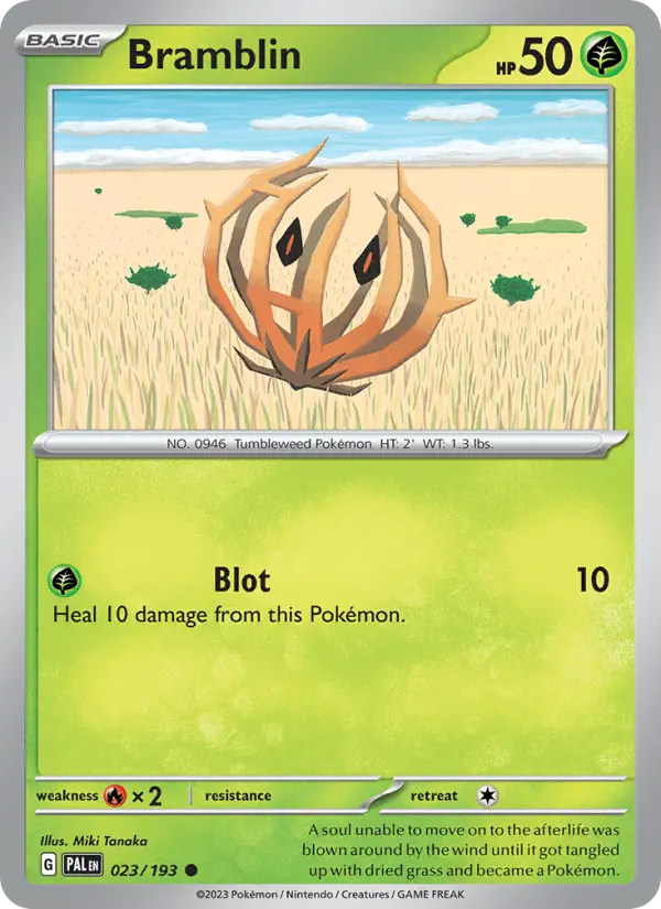 Bramblin, Pokémon card