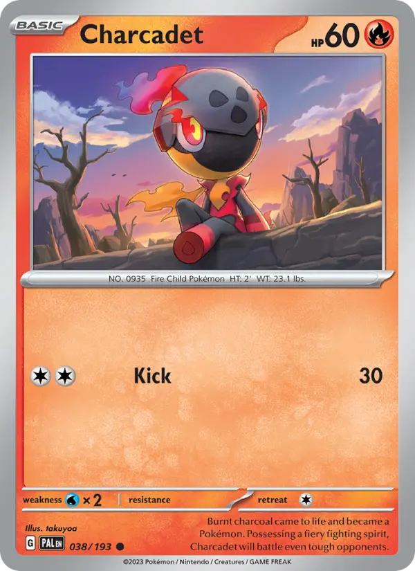 Charcadet, Pokémon card