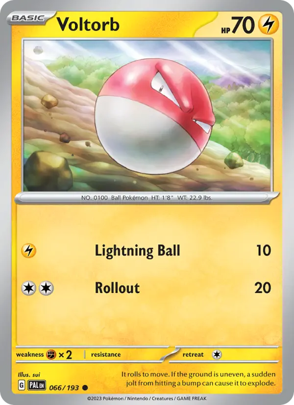 Voltorb, Pokémon card