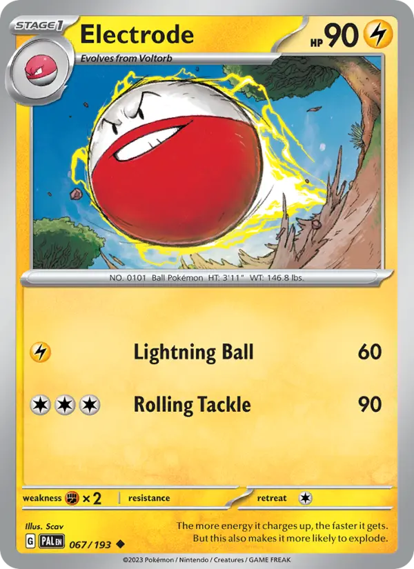 Electrode, Pokémon card