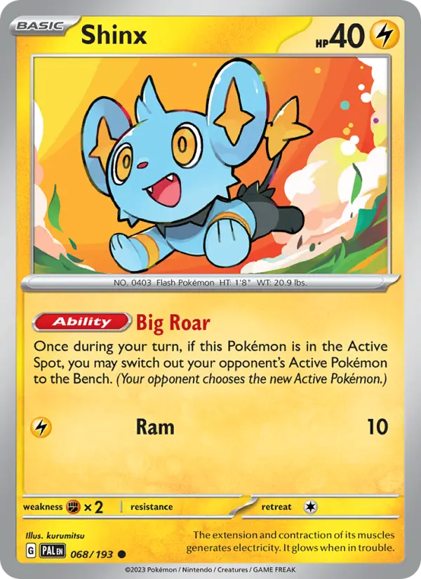 Shinx, Pokémon card