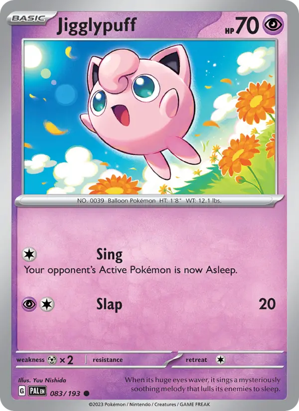 Jigglypuff, Pokémon card