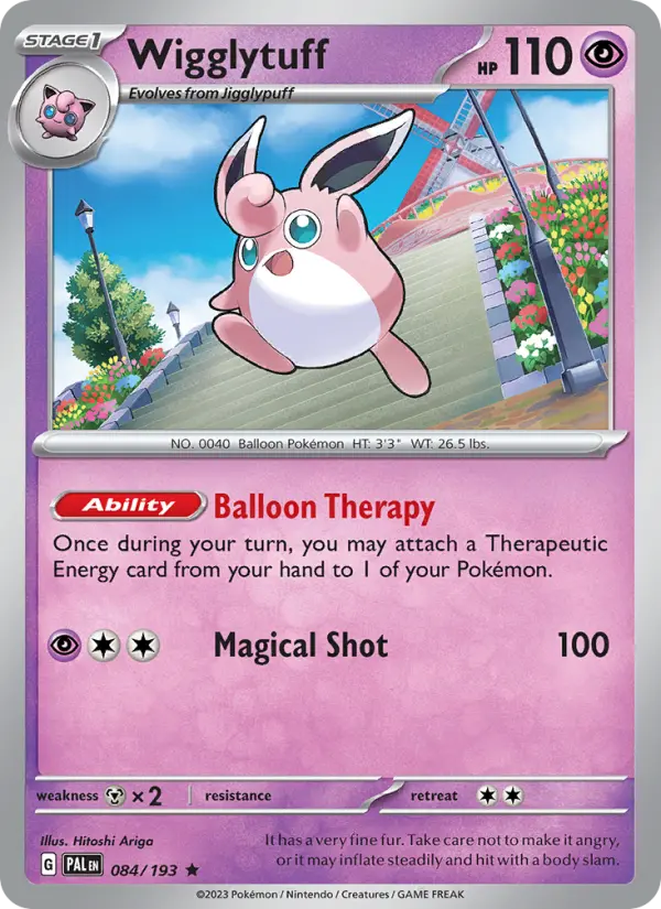 Wigglytuff, Pokémon card