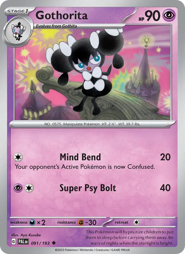 Gothorita, Pokémon card