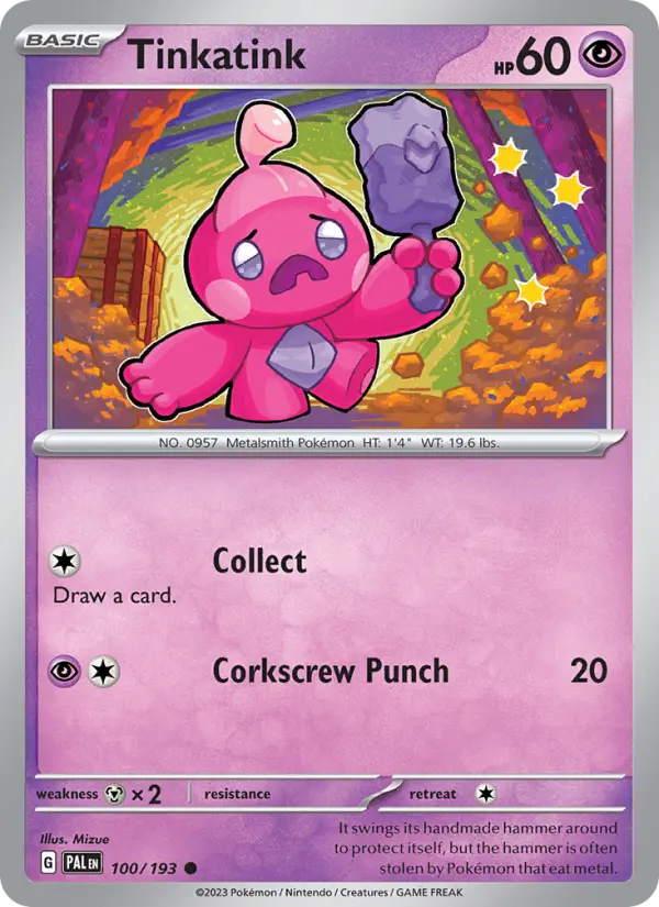 Tinkatink, Pokémon card