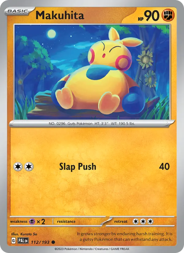 Makuhita, Pokémon card