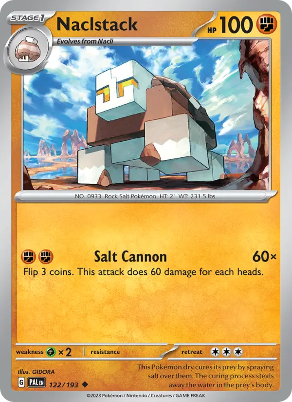 Naclstack, Pokémon card
