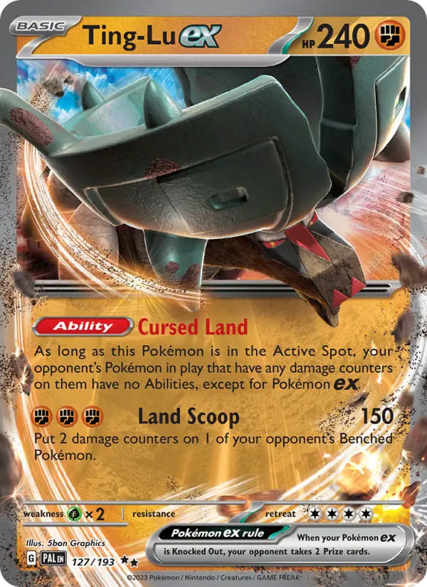 Ting-Lu ex, Pokémon card