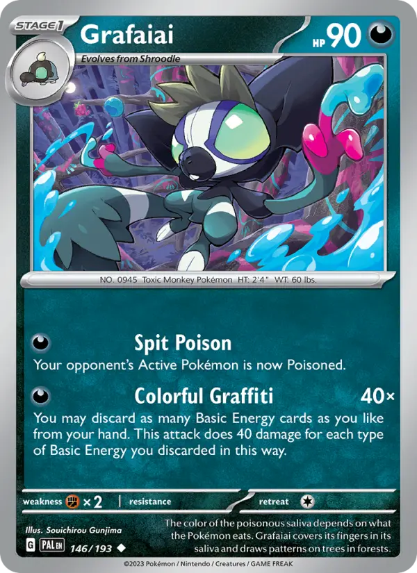 Grafaiai, Pokémon card