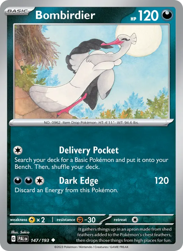 Bombirdier, Pokémon card