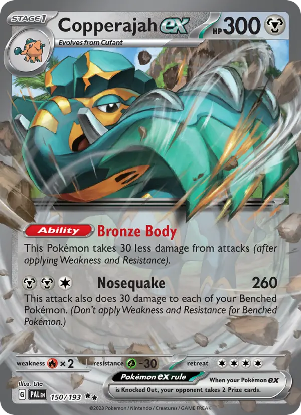Copperajah ex, Pokémon card