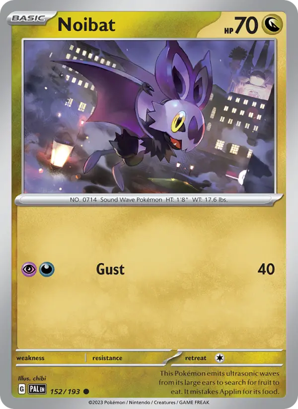Noibat, Pokémon card