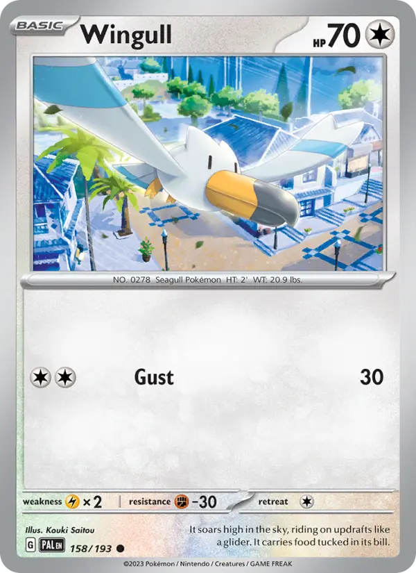 Wingull, Pokémon card