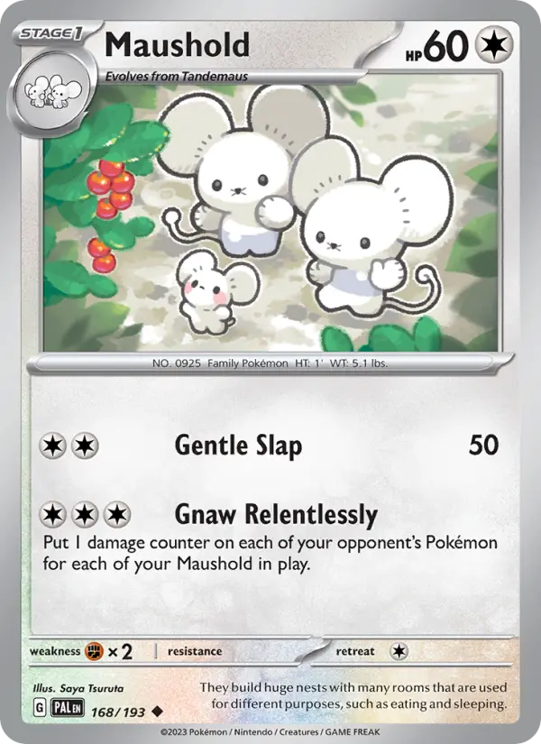 Maushold, Pokémon card