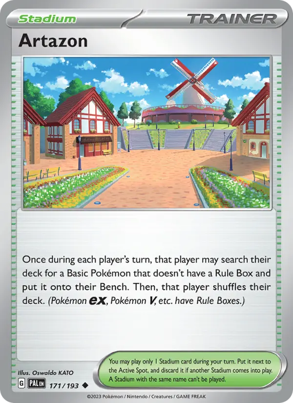 Artazon, Pokémon card