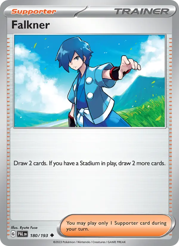Falkner, Pokémon card